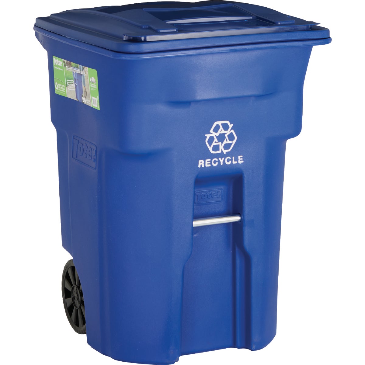 Toter 96 Gal. 2-Wheel Recycling Trash Can