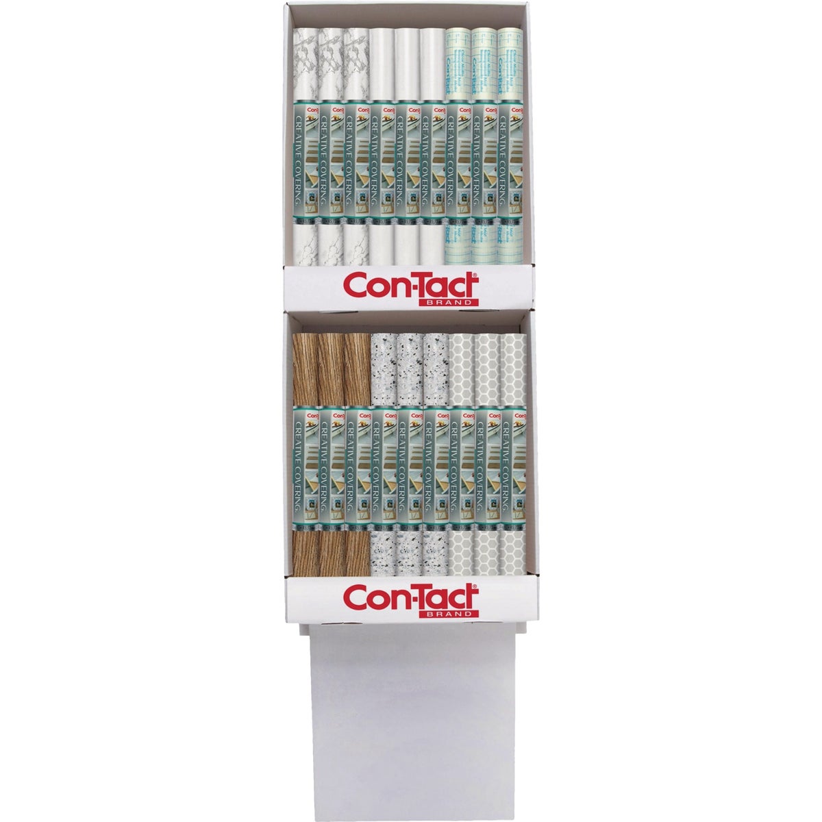 Contact Creative Coverings Adhesive Shelf Liner Display (72-Piece)