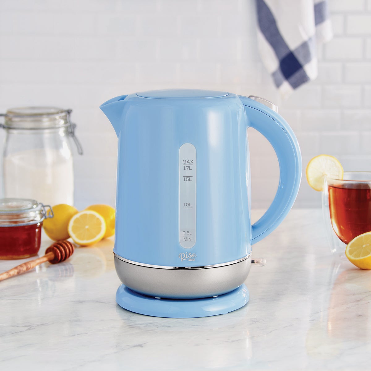 Rise By Dash 1.7 Ltr. Blue Sky Electric Kettle