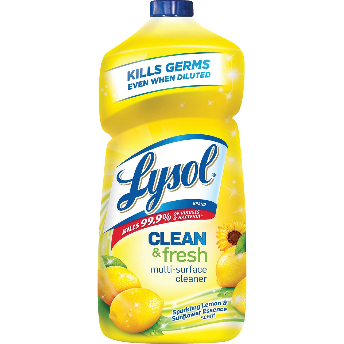 Lysol 40 Oz. Lemon & Sunflower Essence Clean & Fresh Multi-Surface Cleaner