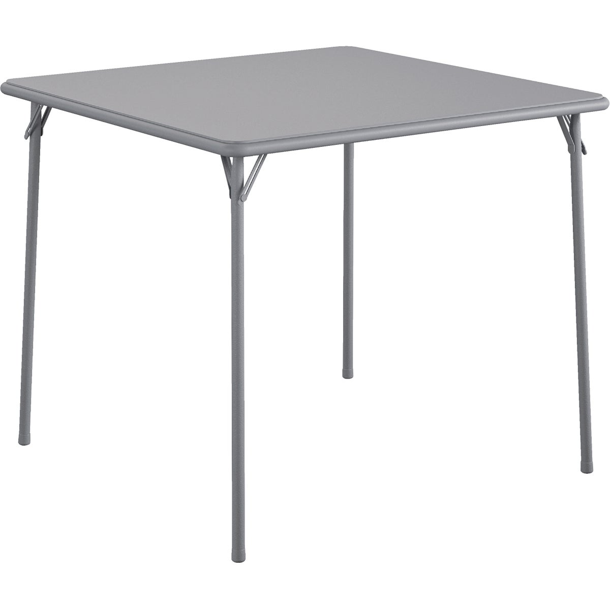Cosco 34 In. x 34 In. Folding Table, Gray