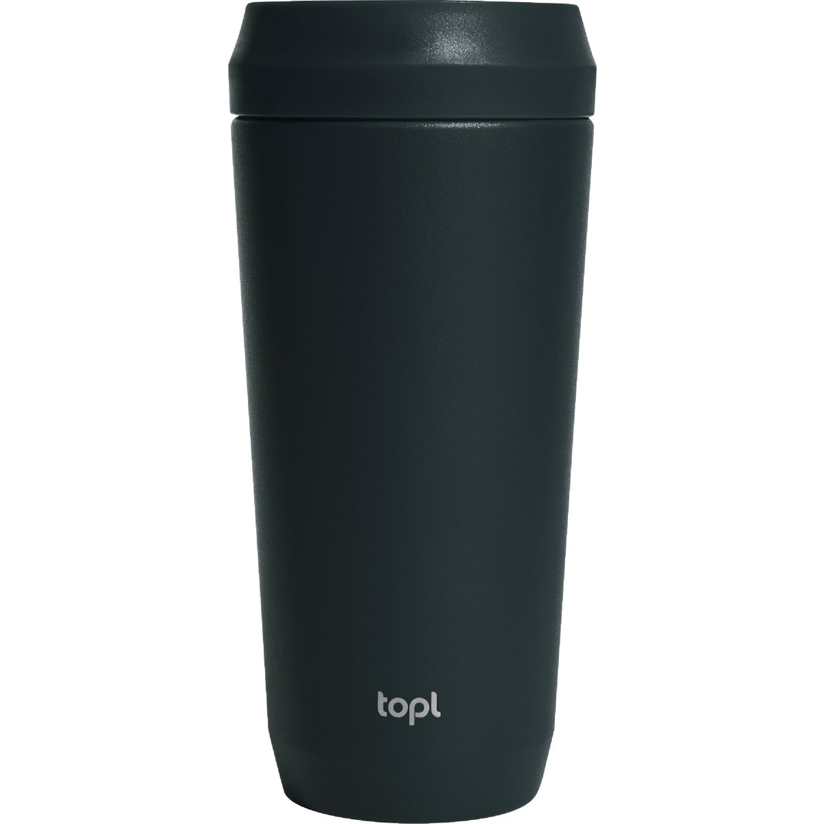 Topl To Go 16 Oz. Charcoal Stainless Steel Insulated Tumbler