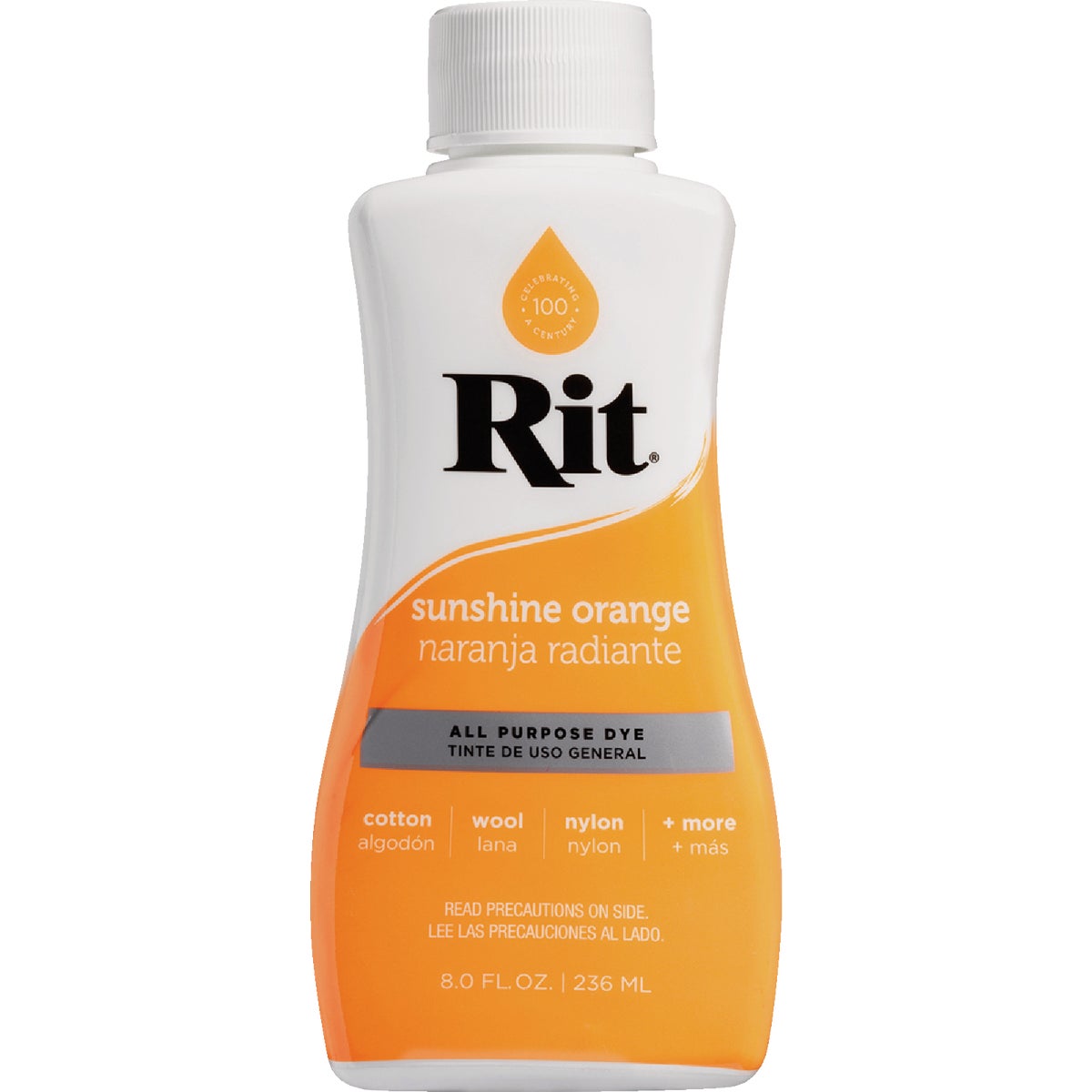 Rit 8 Oz. All Purpose Sunshine Orange Liquid Dye