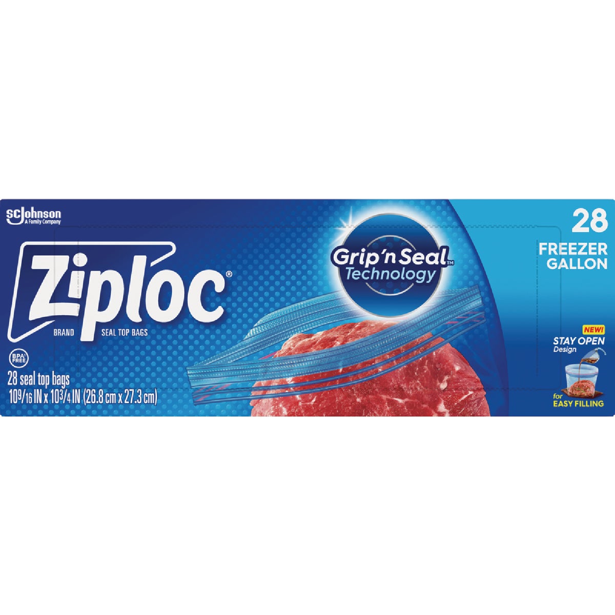 Ziploc Gal. Freezer Bag (28-Count)