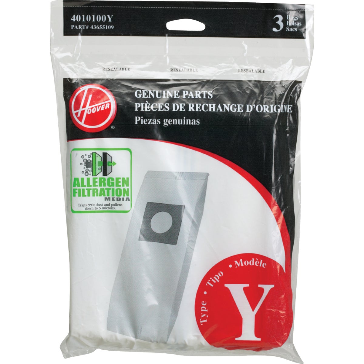 Hoover Allergen Filtration Vacuum Cleaner Bag