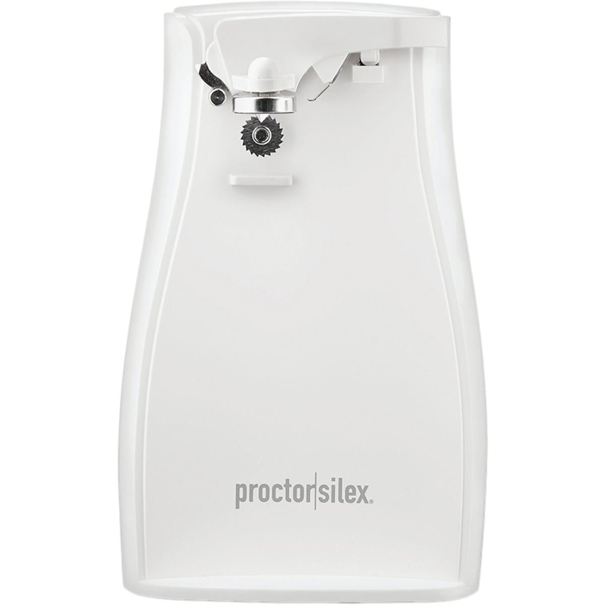 Proctor Silex Power Opener White Electric Can Opener