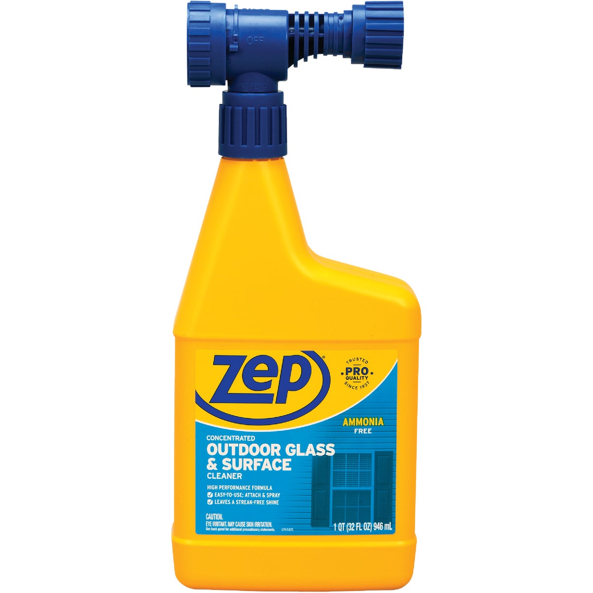 Zep 1 Qt. Hose-End Outdoor Glass & Surface Concentrate Cleaner