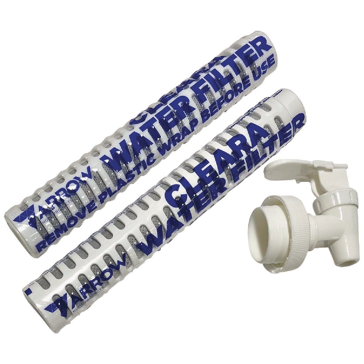 Arrow Cleara Water Filtration System Replacement Filters (2 Filters & 1 Spigot)