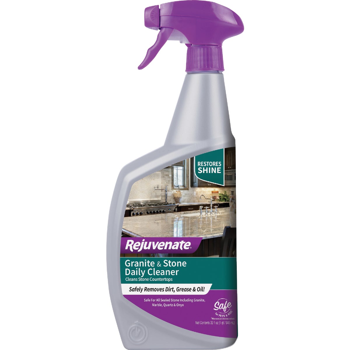 Rejuvenate 32 Oz. Granite & Stone Daily Cleaner