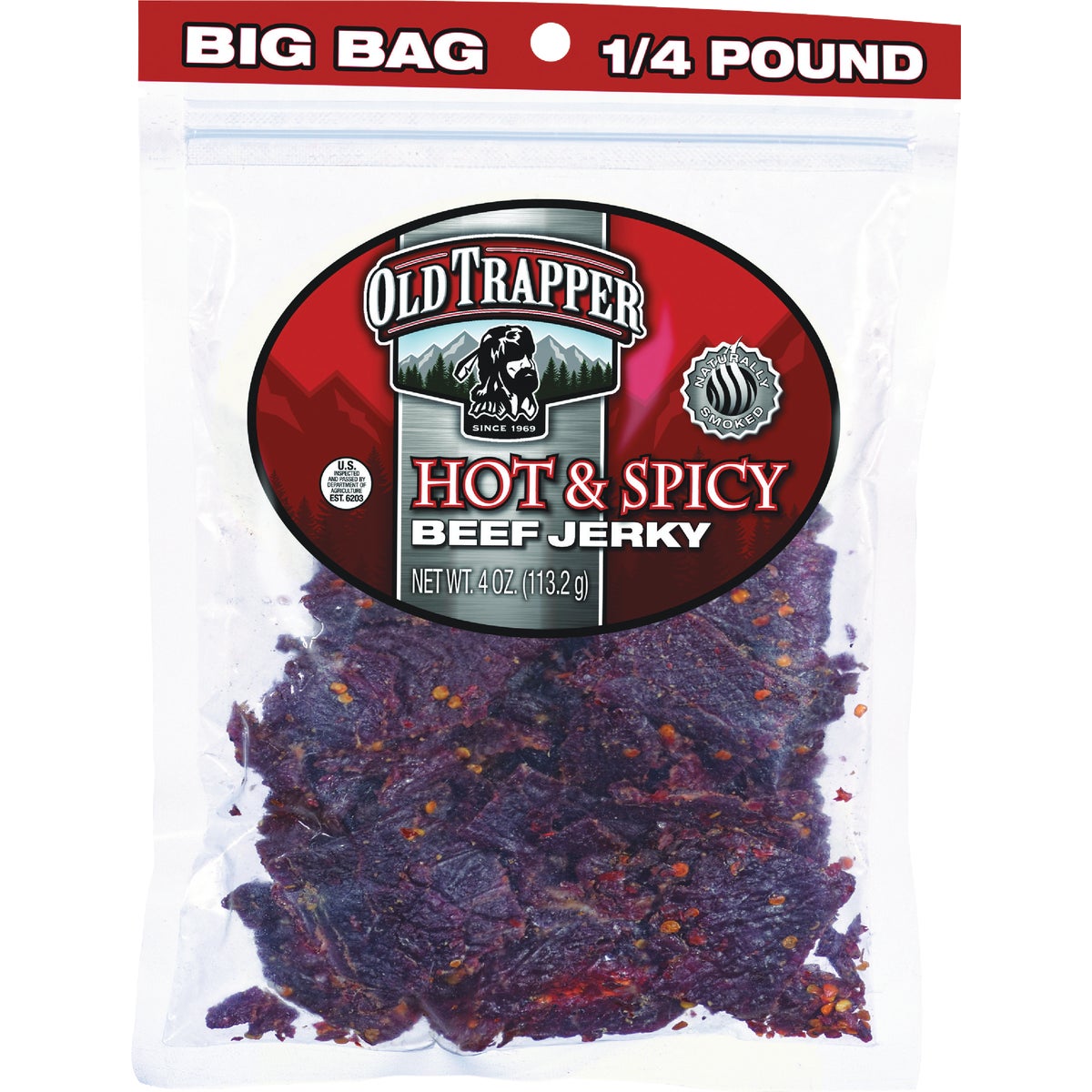 Old Trapper 4 Oz. Spicy Beef Jerky