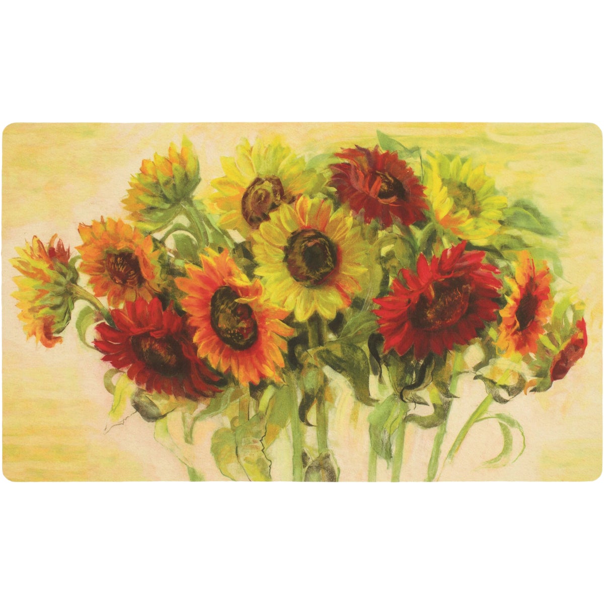 Mohawk 18 In. x 30 In. Sunflower Kitchen Anti-Fatigue Mat