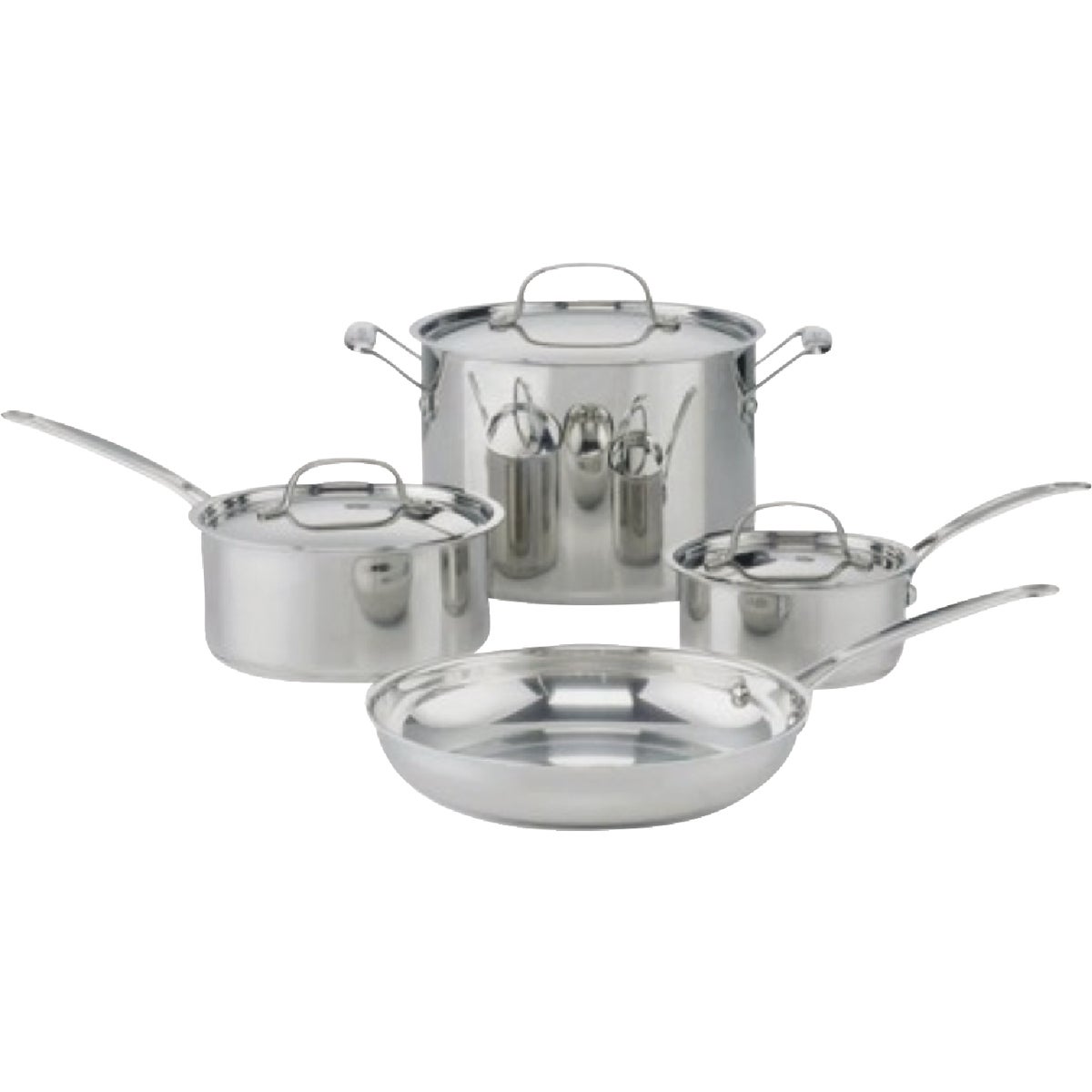 Cuisinart Chef's Classic Stainless Steel Cookware Set (7-Piece)