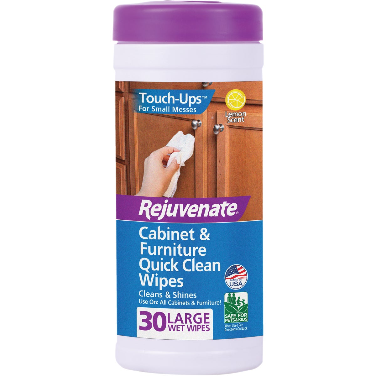 Rejuvenate Touch-Ups Cabinet & Furniture Quick Clean Wipes (30-Count)