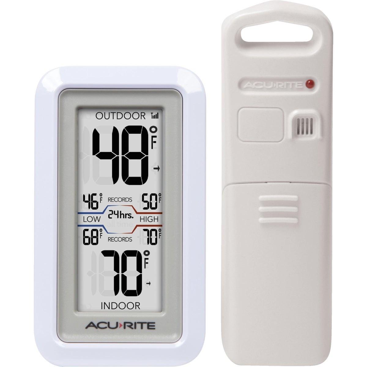 Acu-Rite Digital Thermometer With Indoor/Outdoor Sensor