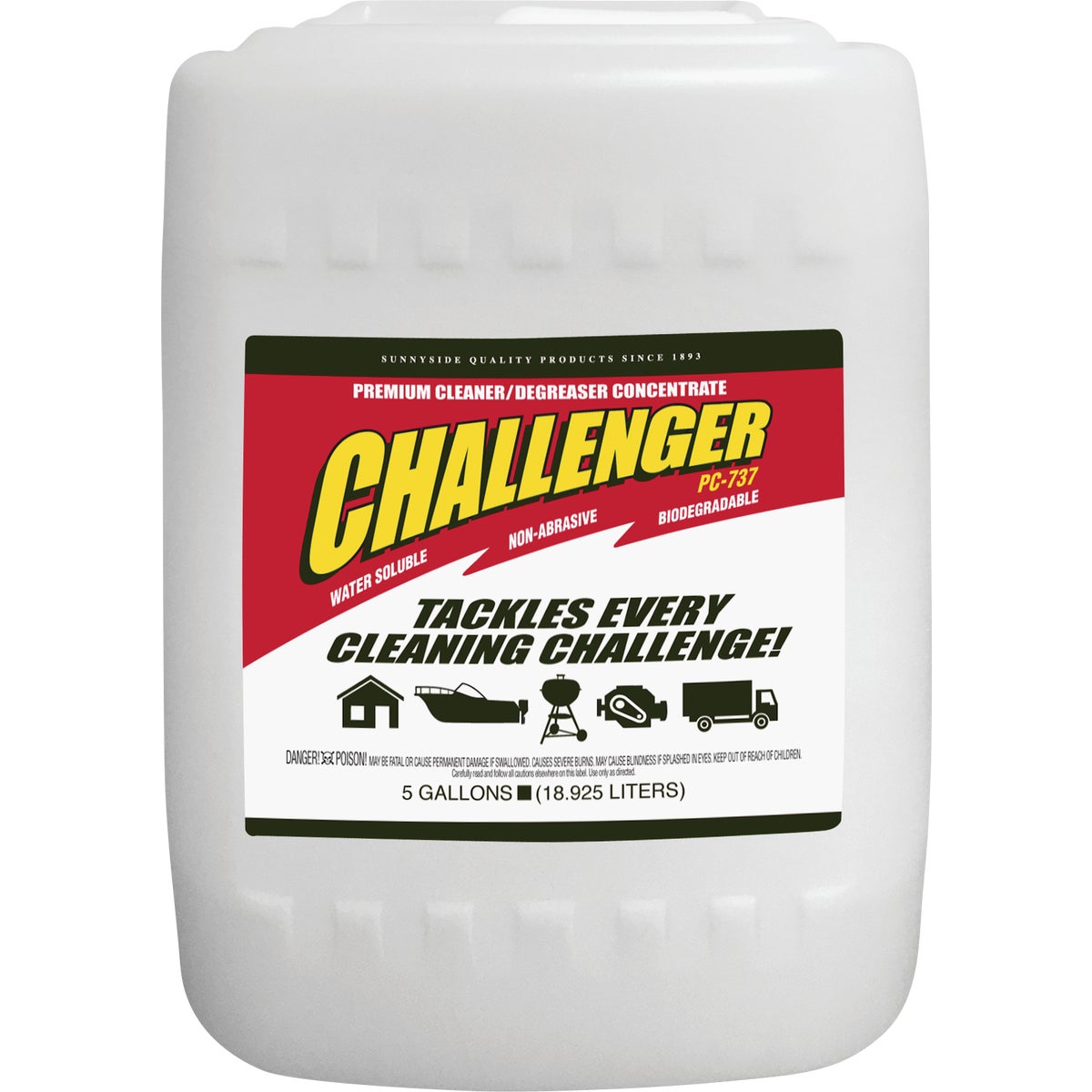 Sunnyside Challenger 5 Gal. Concentrated Cleaner & Degreaser