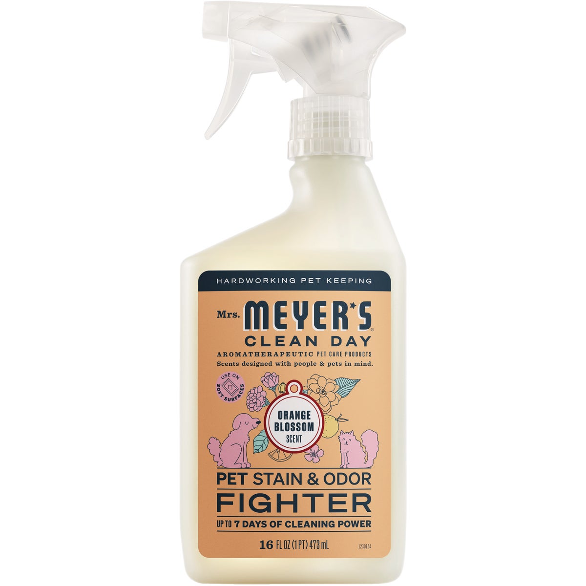 Mrs. Meyer's Clean Day 16 Oz. Orange Blossom Pet Stain & Odor Fighter