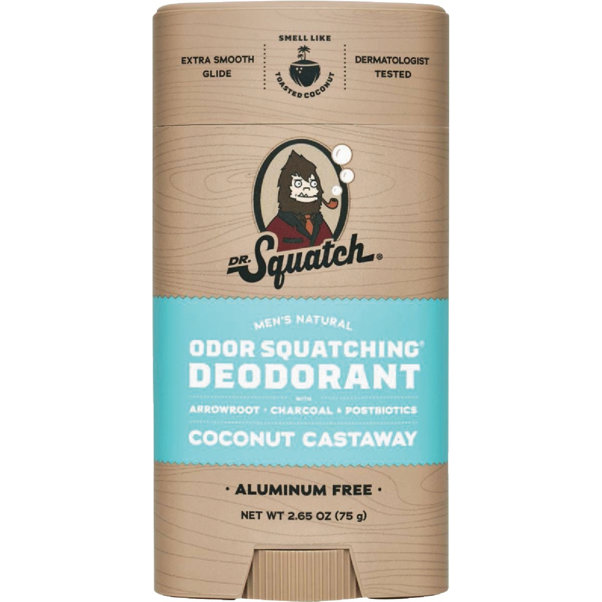 Dr. Squatch 2.65 Oz. Coconut Castaway Deodorant