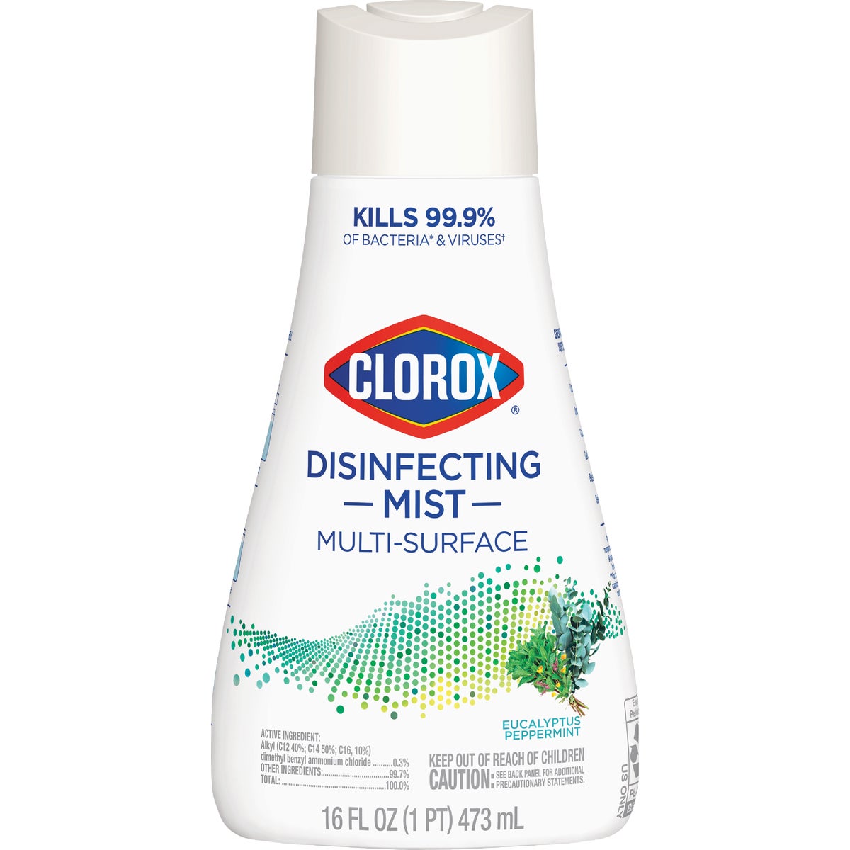 Clorox 16 Oz. Eucalyptus Peppermint Disinfecting Cleaner Mist Refill