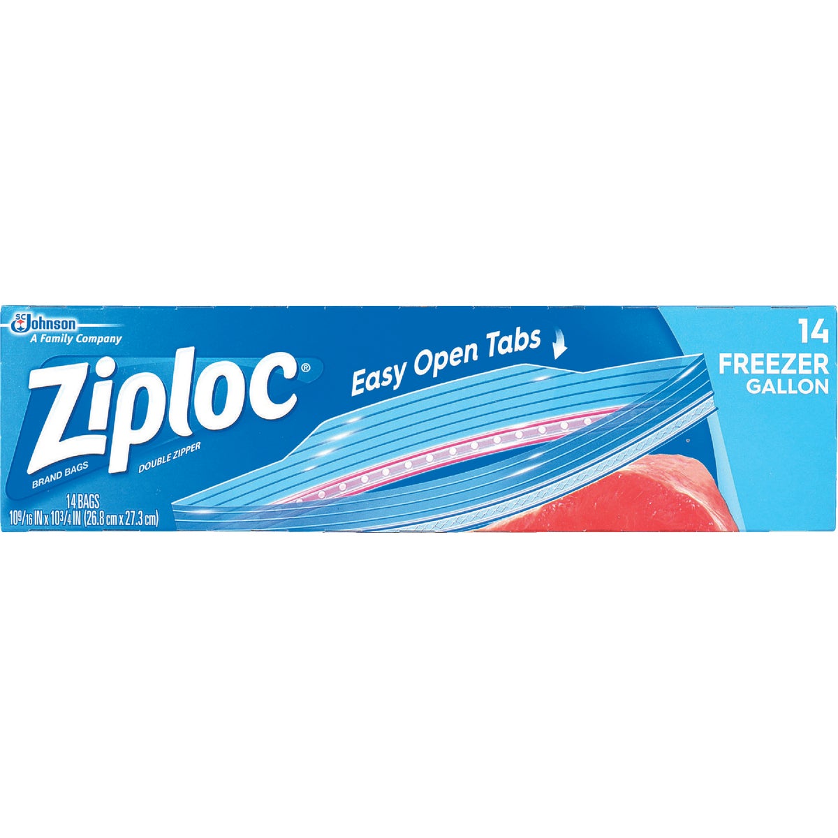 Ziploc Double Zipper Freezer Bag