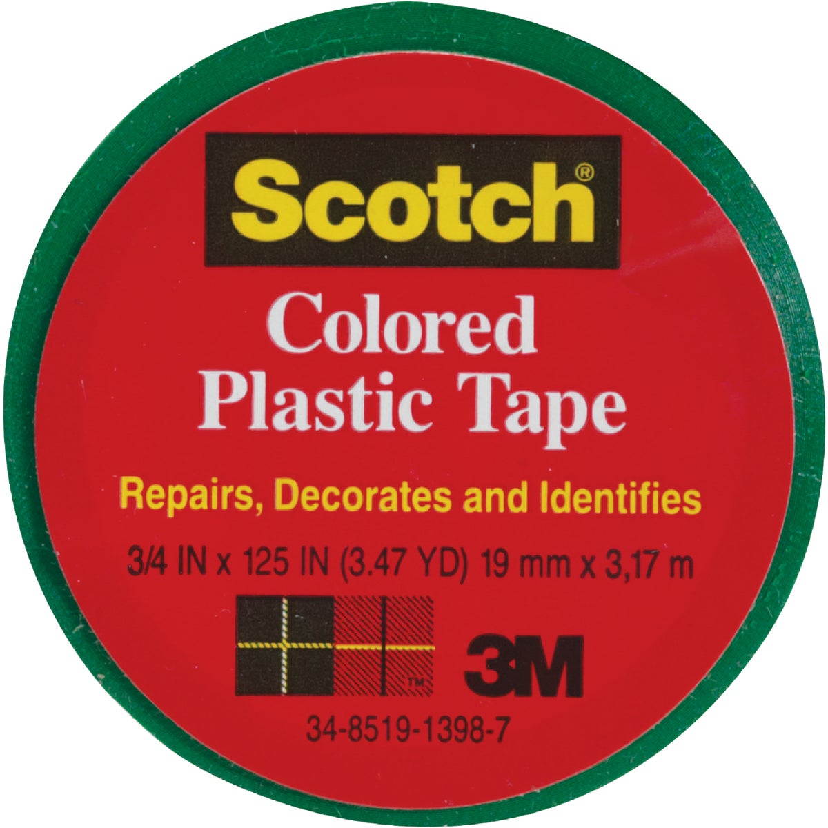 Scotch Colored Plastic Tape