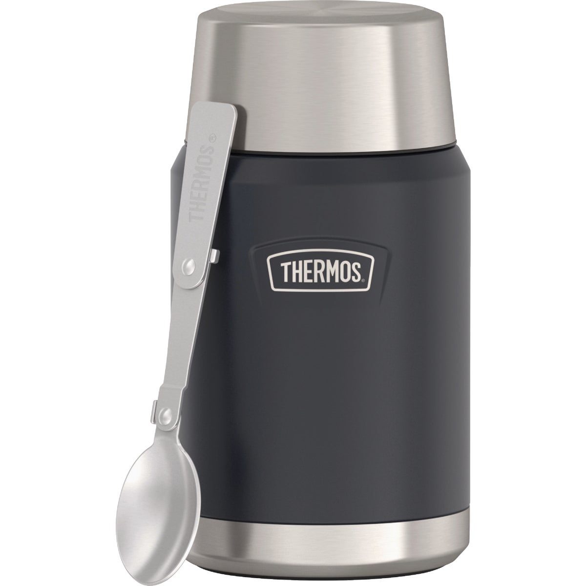 Thermos 24 Oz. Stainless Steel Food Jar with Spoon, Graphite