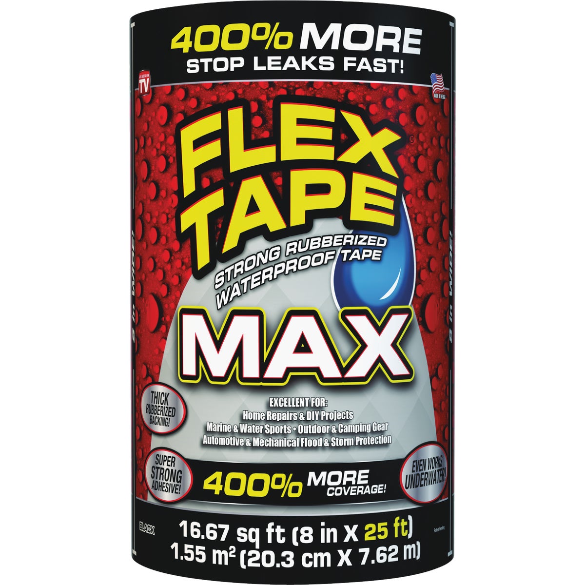 Flex Tape MAX 8 In. x 25 Ft. Duct Tape