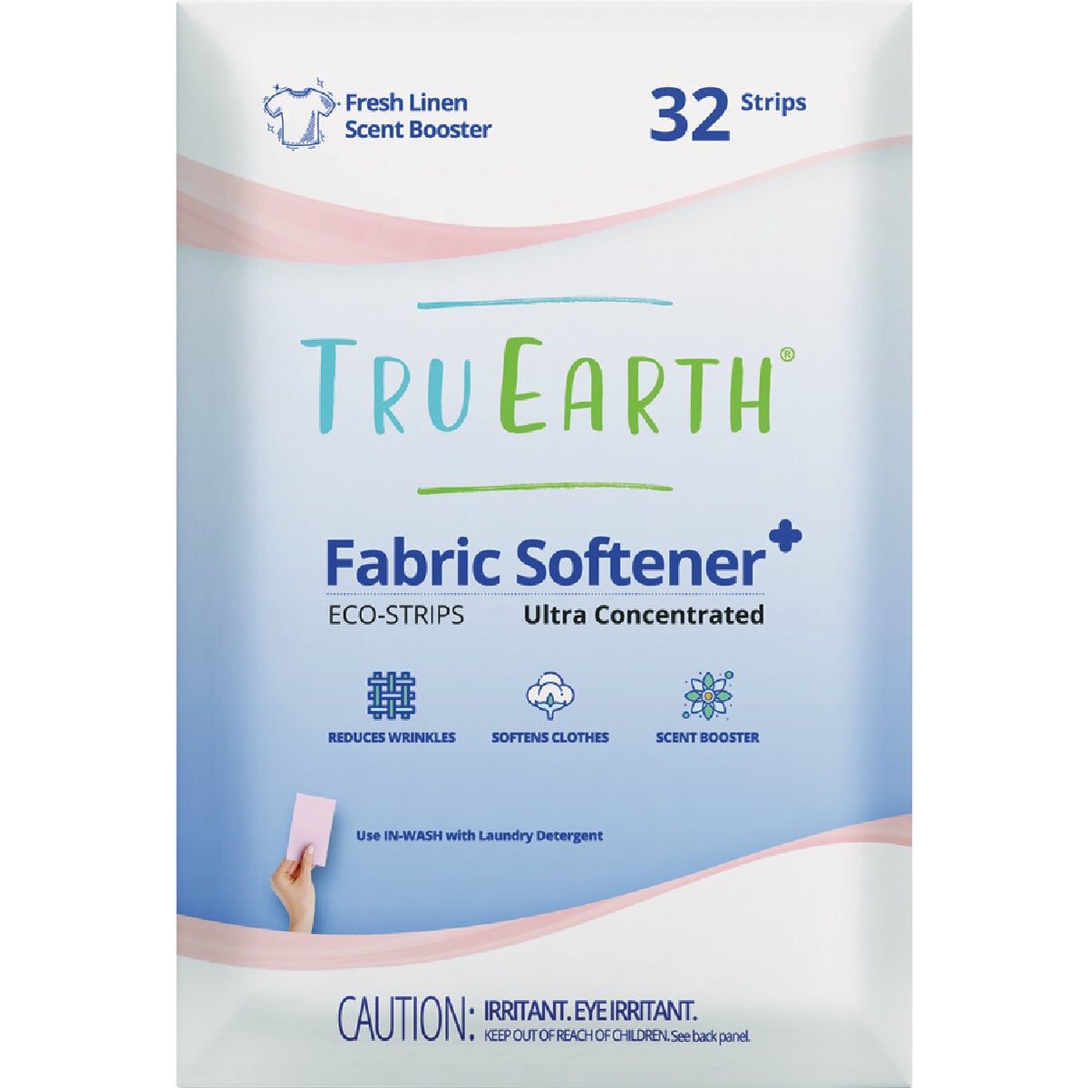 Tru Earth Eco-Strips Fresh Linen Fabric Softener (32-Loads)