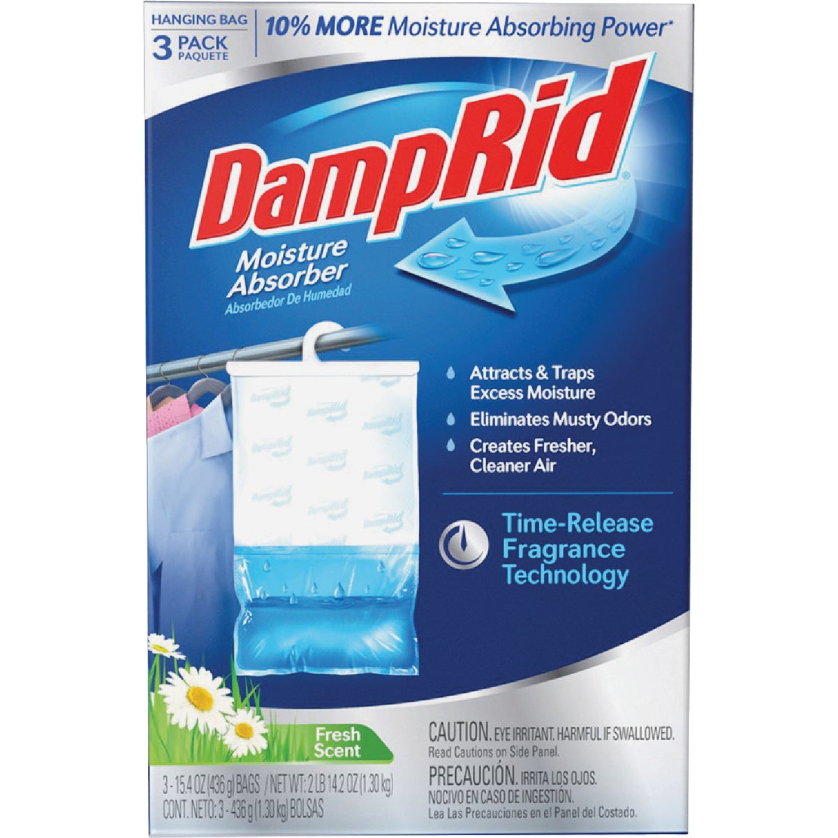 DampRid 15.4 Oz. Fresh Scent Hanging Moisture Absorber (3-Pack)