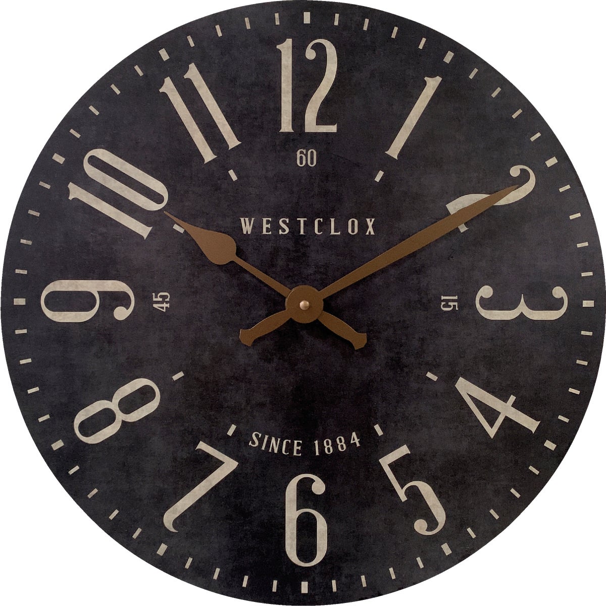 Westclox 15.5 In. Authentic Vintage Dial Dark Wall Clock