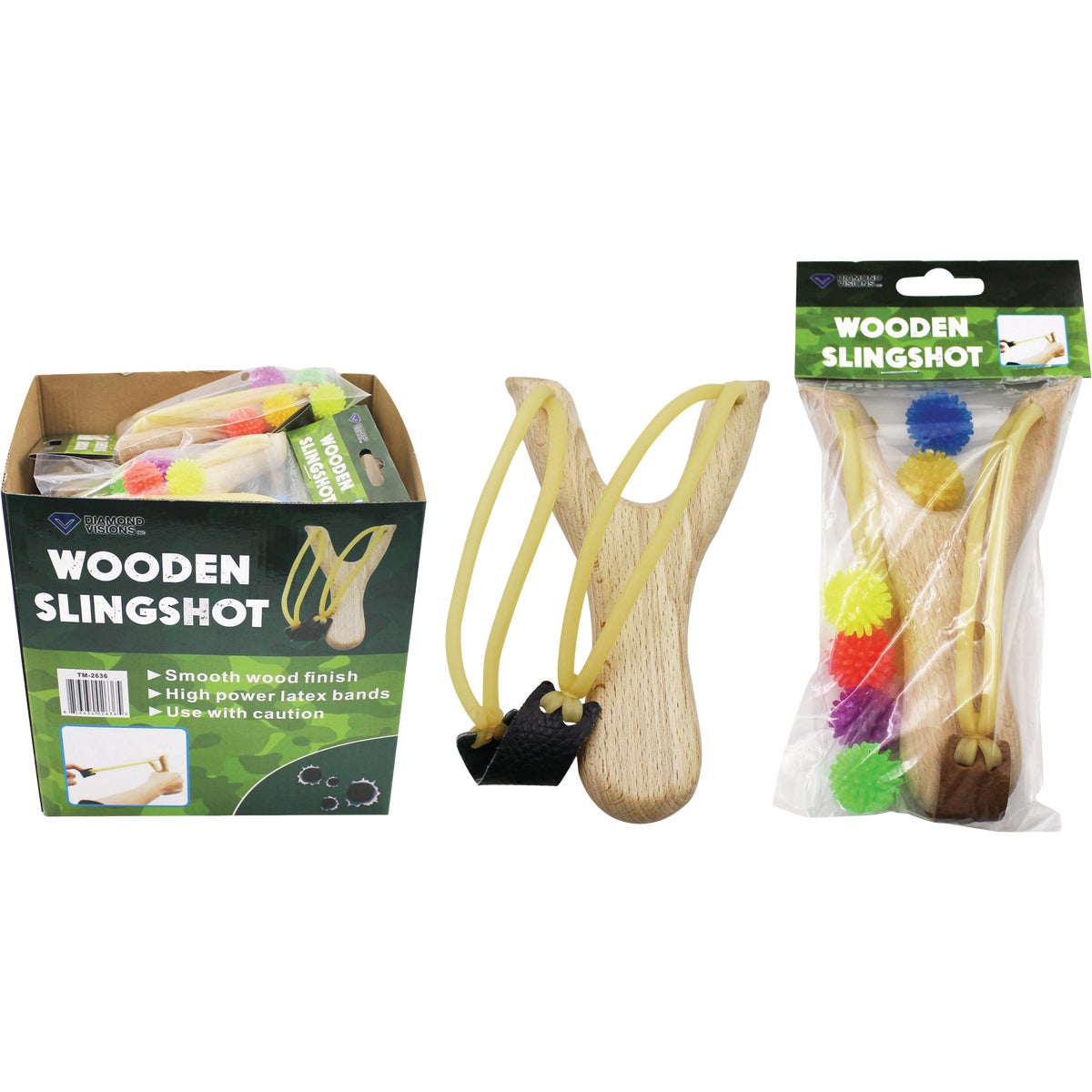Diamond Visions Wooden Slingshot