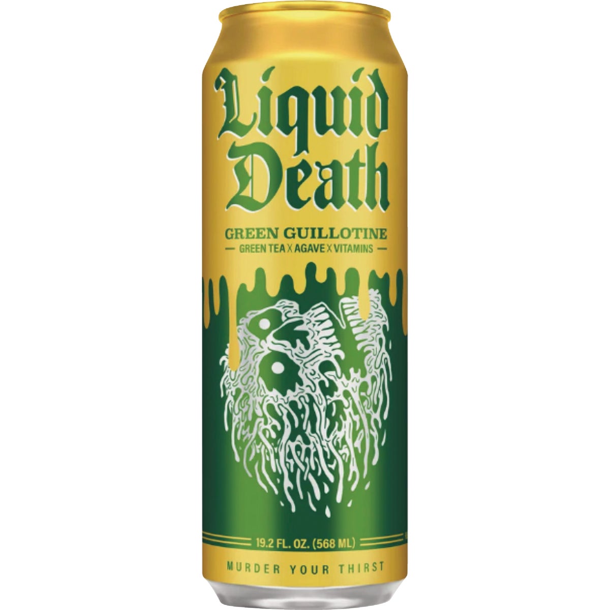 Liquid Death 19.2 Oz. Green Guillotine Tea