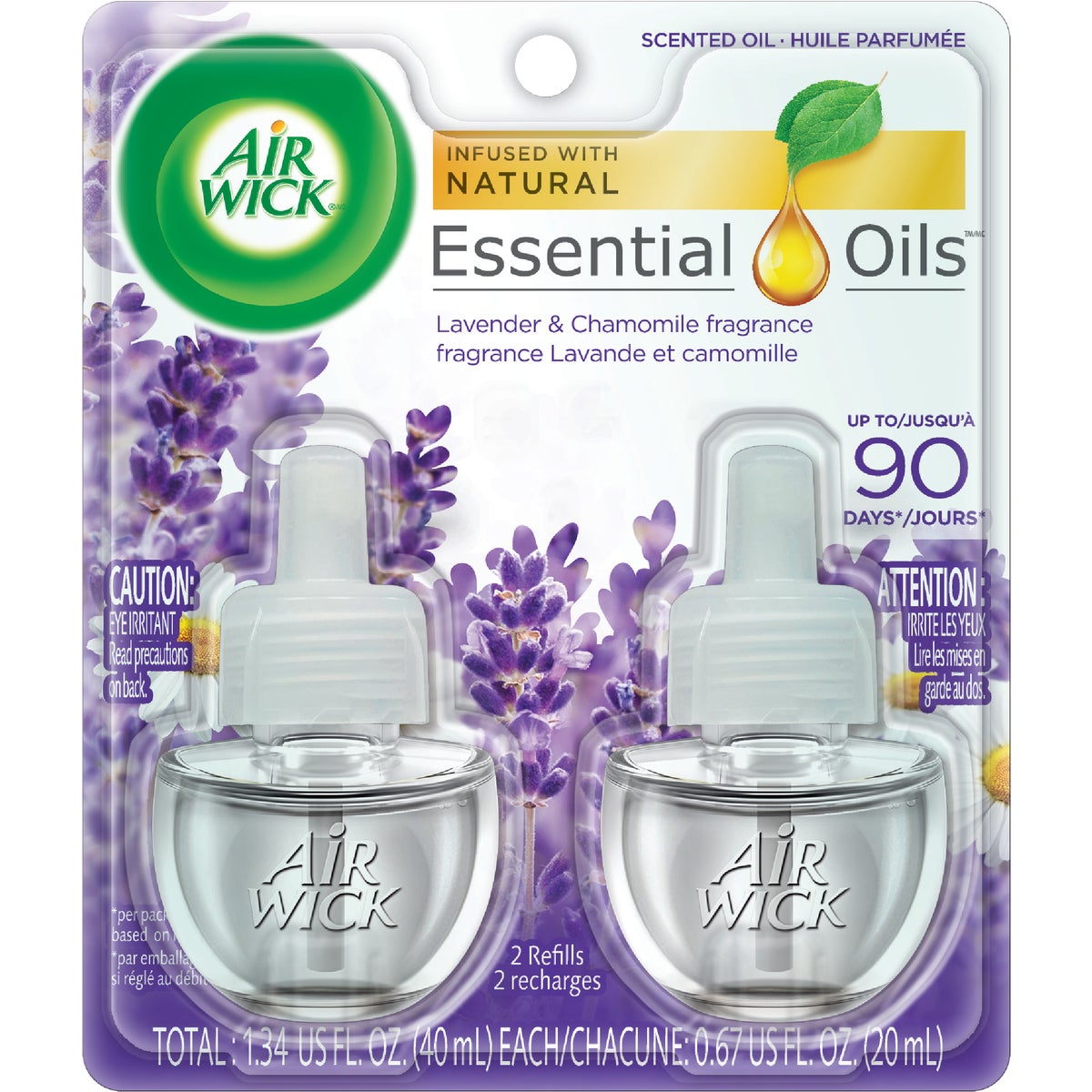 Air Wick Lavender & Chamomile Scented Oil Refill (2-Pack)