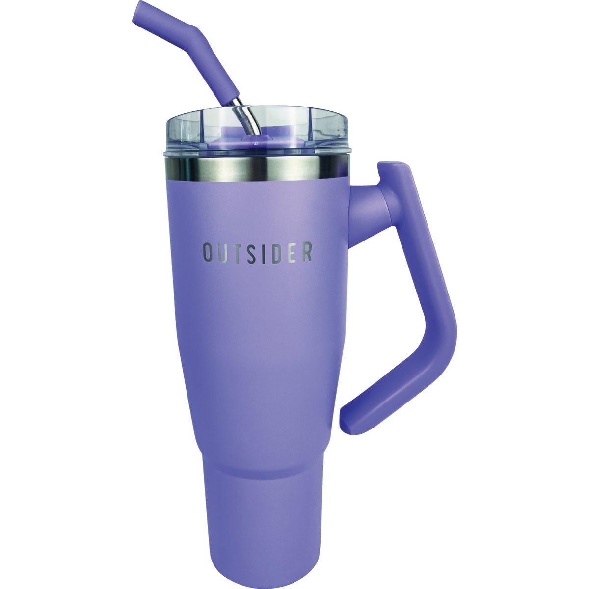 Outsider 40 Oz. Insulated Tumbler with Swivel Handle, Violet