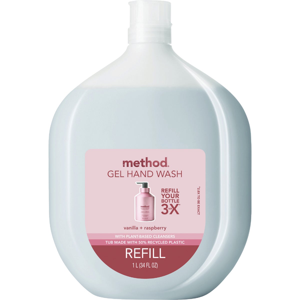 Method 34 Oz. Vanilla + Raspberry Gel Hand Wash