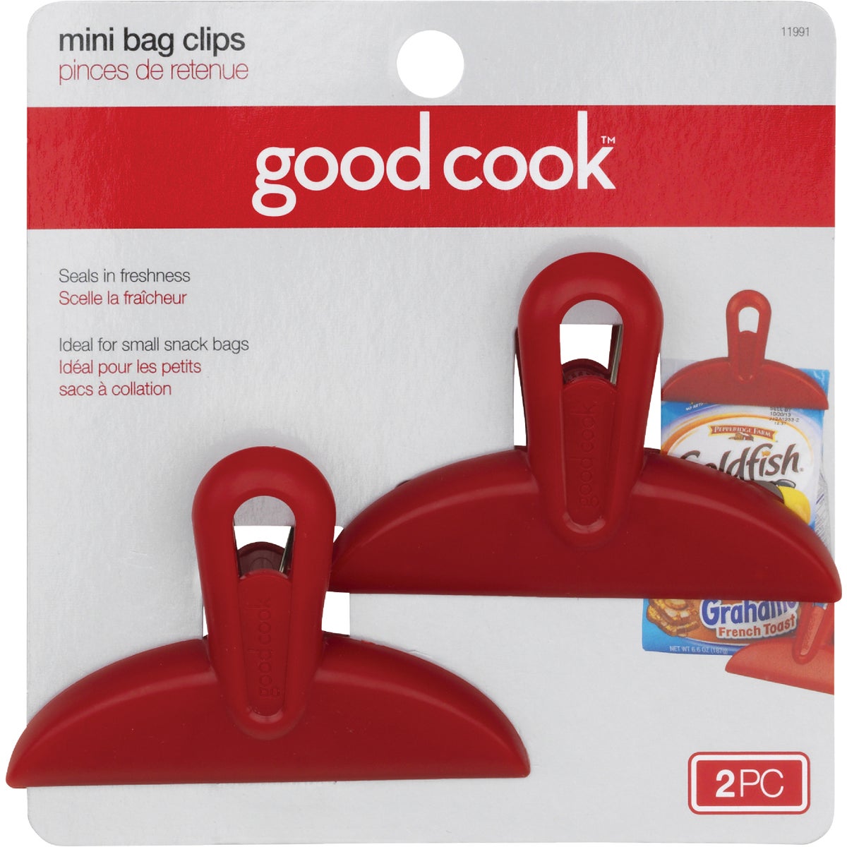 Goodcook 3-1/4 In. Plastic Mini Chip Clip (2-Pack)