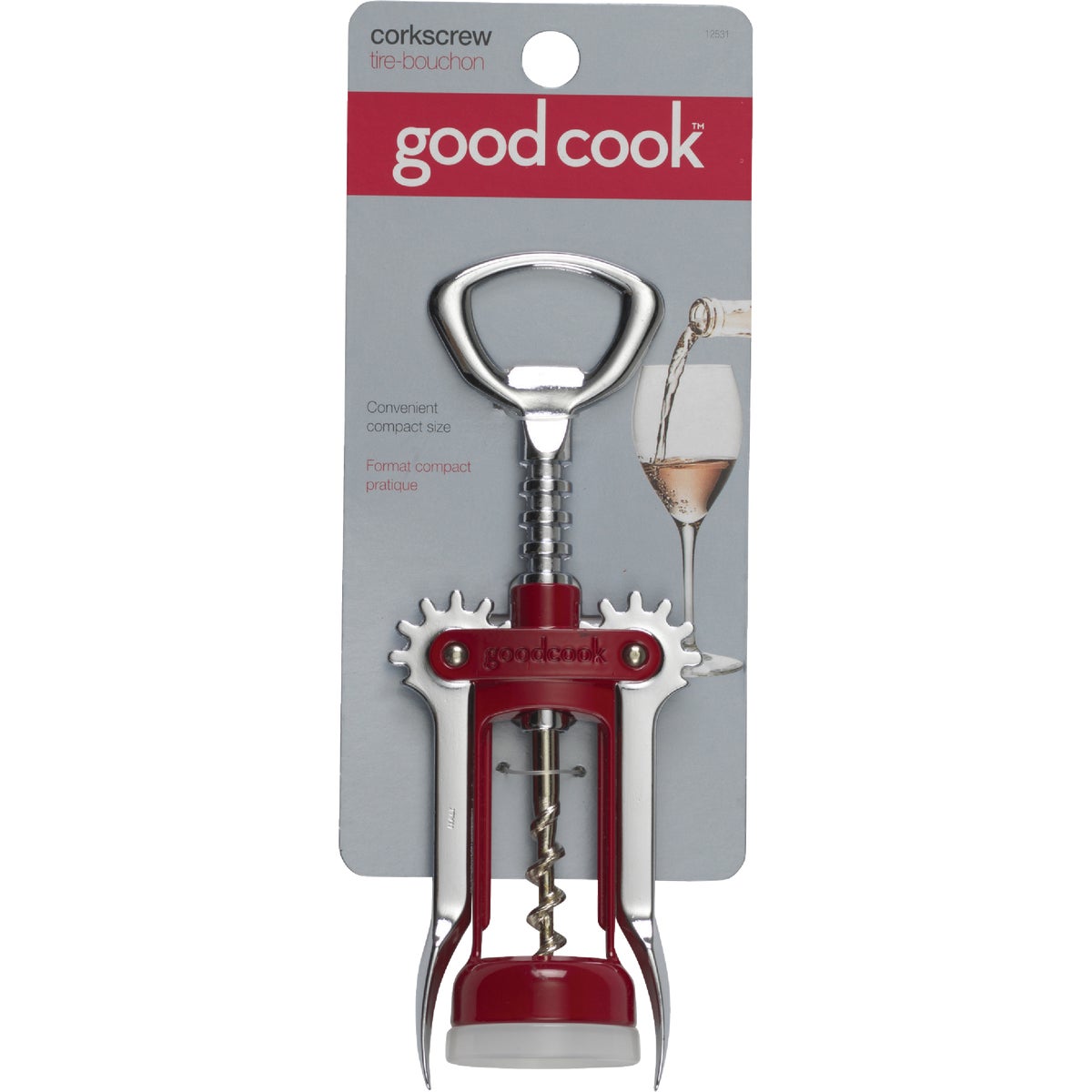 Goodcook Winged Corkscrew Bottle Opener