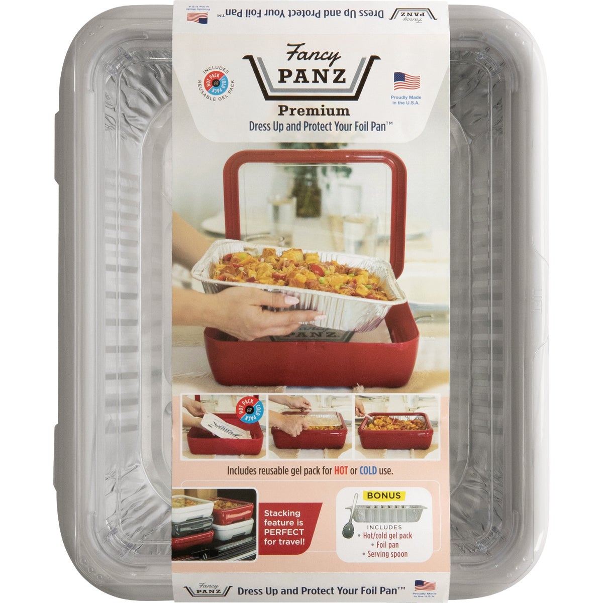Fancy Panz Premium Marble Baking Carrier with Hot/Cold Gel Pack