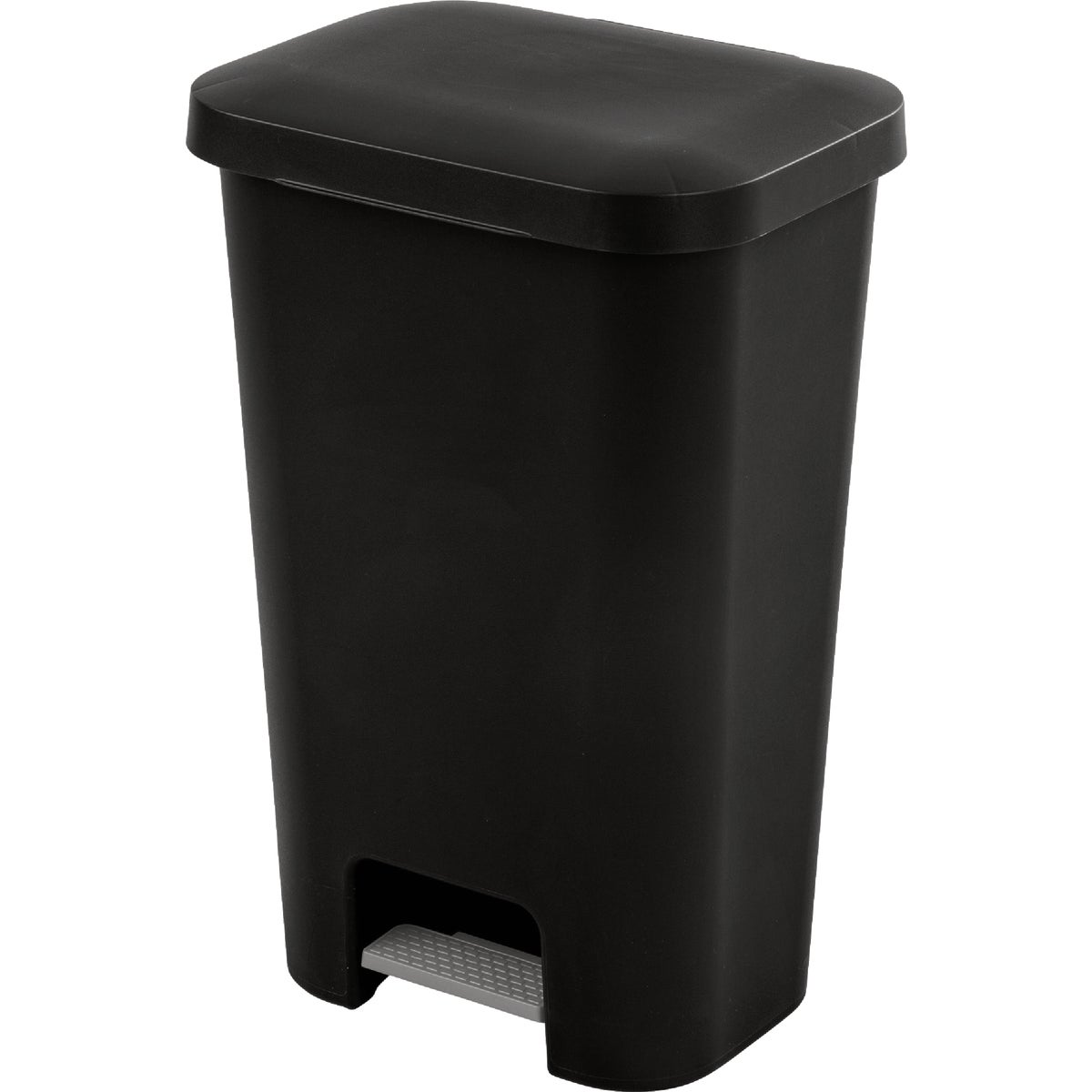 Sterilite 11.9 Gal./45 L Black StepOn Wastebasket