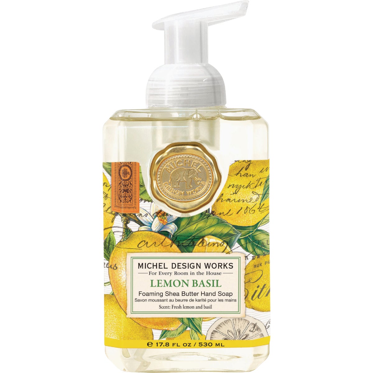 Michel Design Works 17.8 Oz. Lemon Basil Foaming Hand Soap