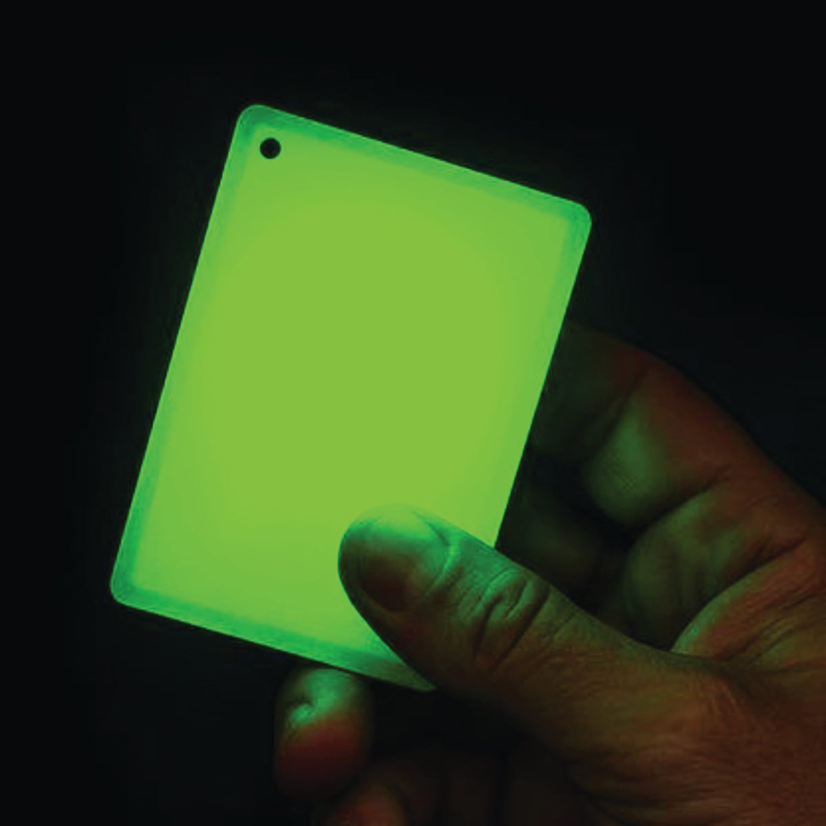 Lucky Jack Glow Grip Card with Velcro Patch