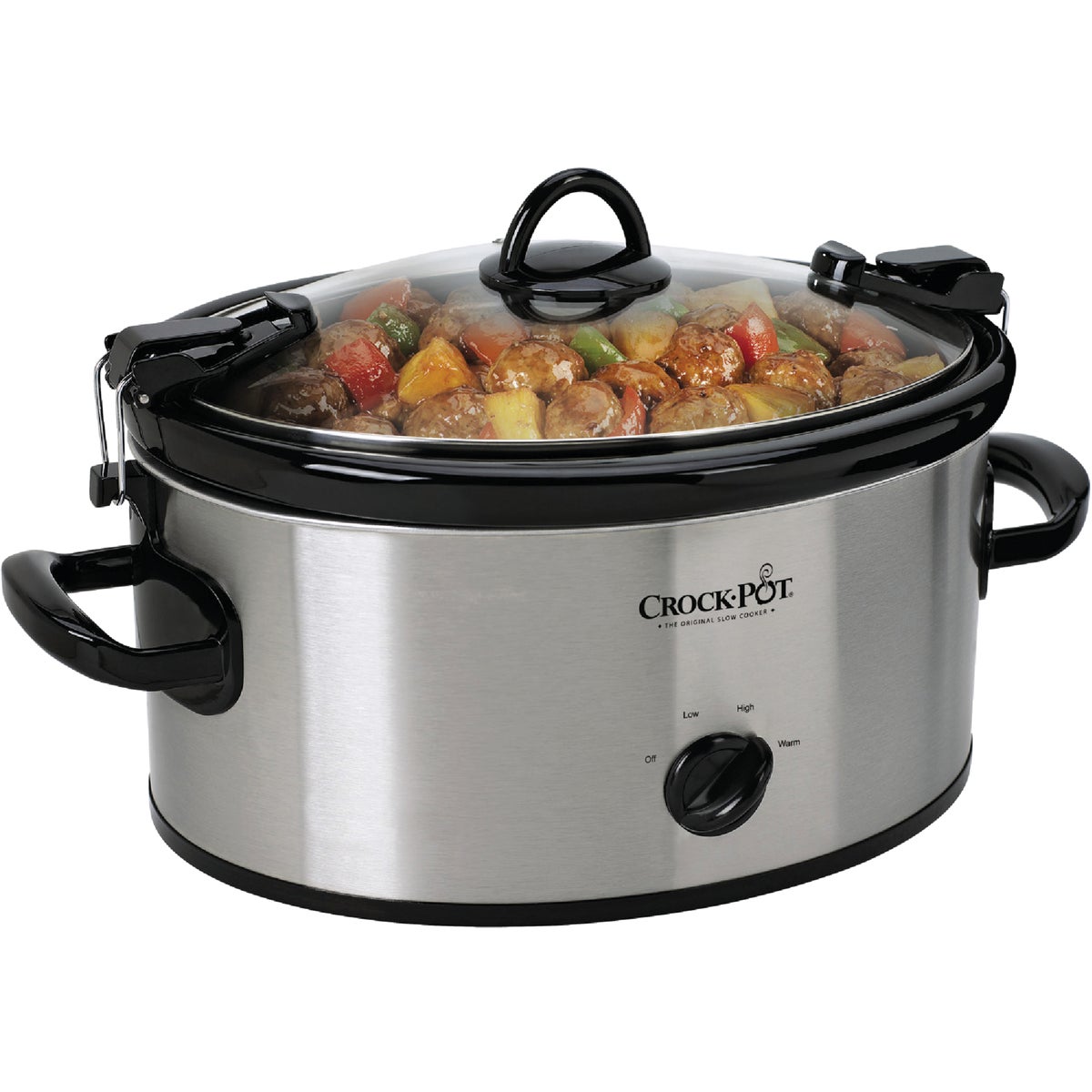 Crock-Pot 6 Qt. Stainless Steel Oval Slow Cooker