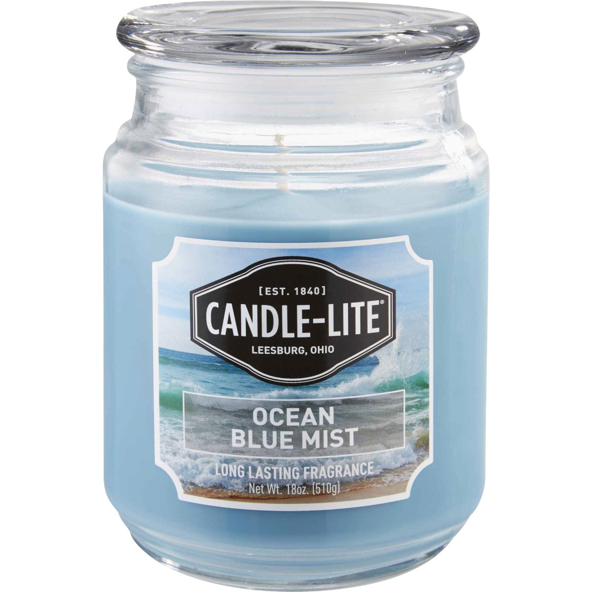 Candle-Lite Everyday 18 Oz. Ocean Blue Mist Jar Candle