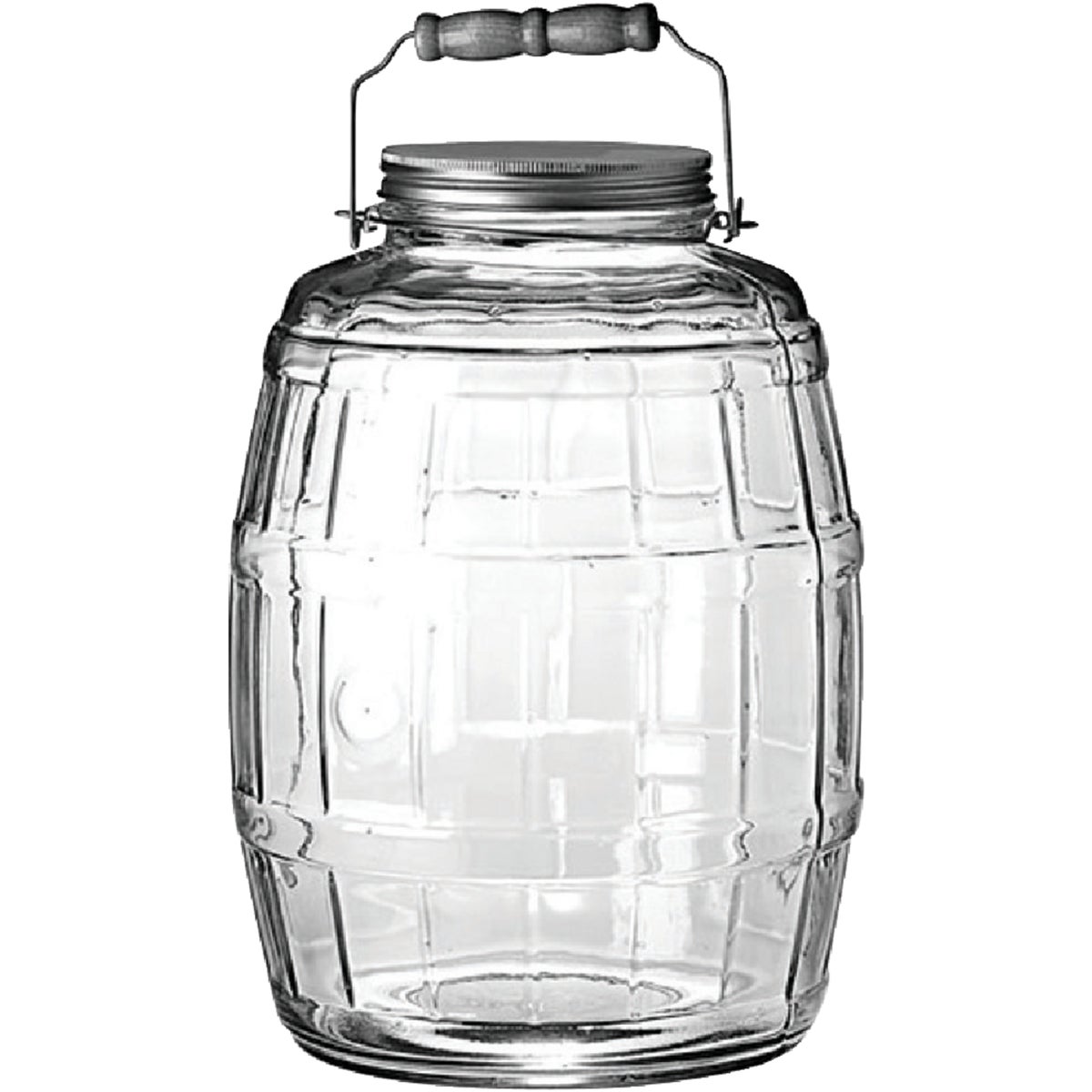 Anchor Hocking Barrel Jar