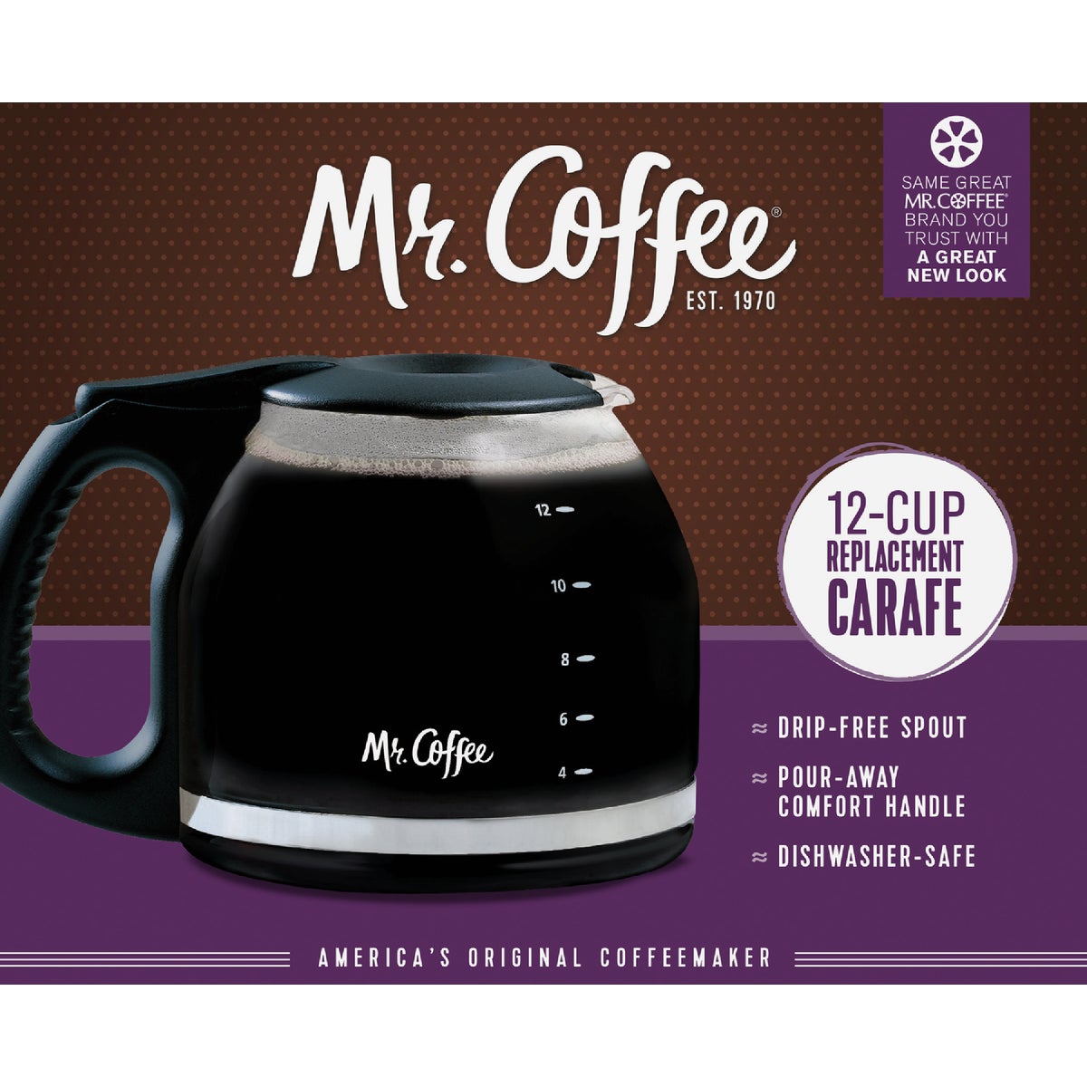 Mr. Coffee 12 Cup New Design Carafe