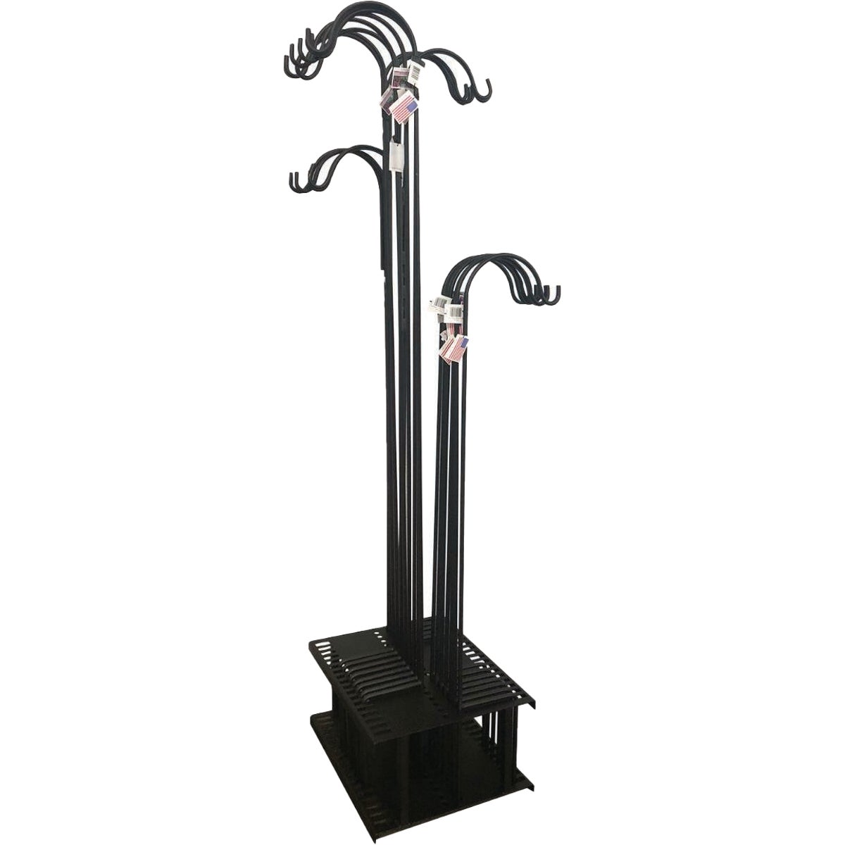 Border Concepts Wrought Iron Crane Hook Display