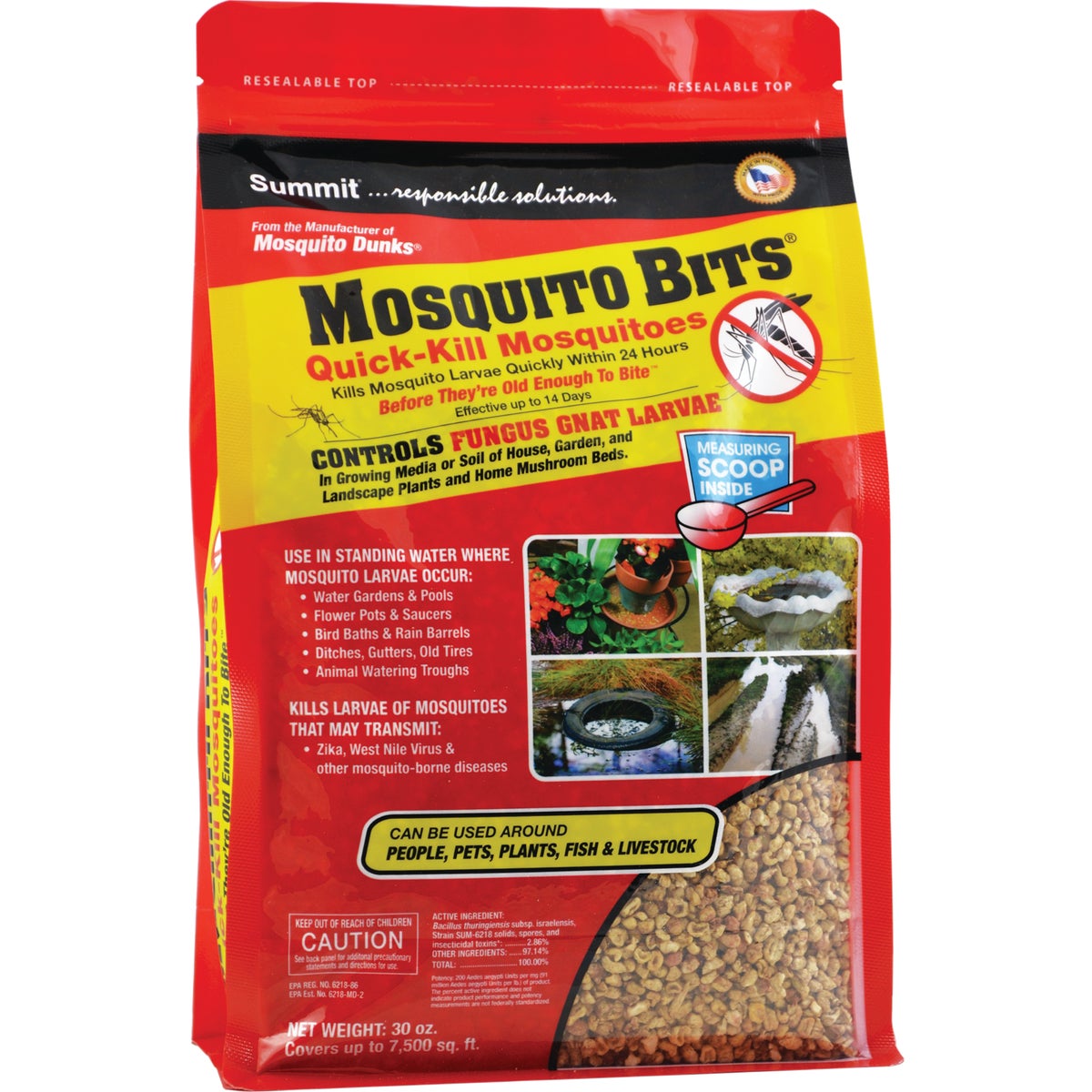 Mosquito Bits 30.5 Oz. Ready To Use Granules Mosquito Killer