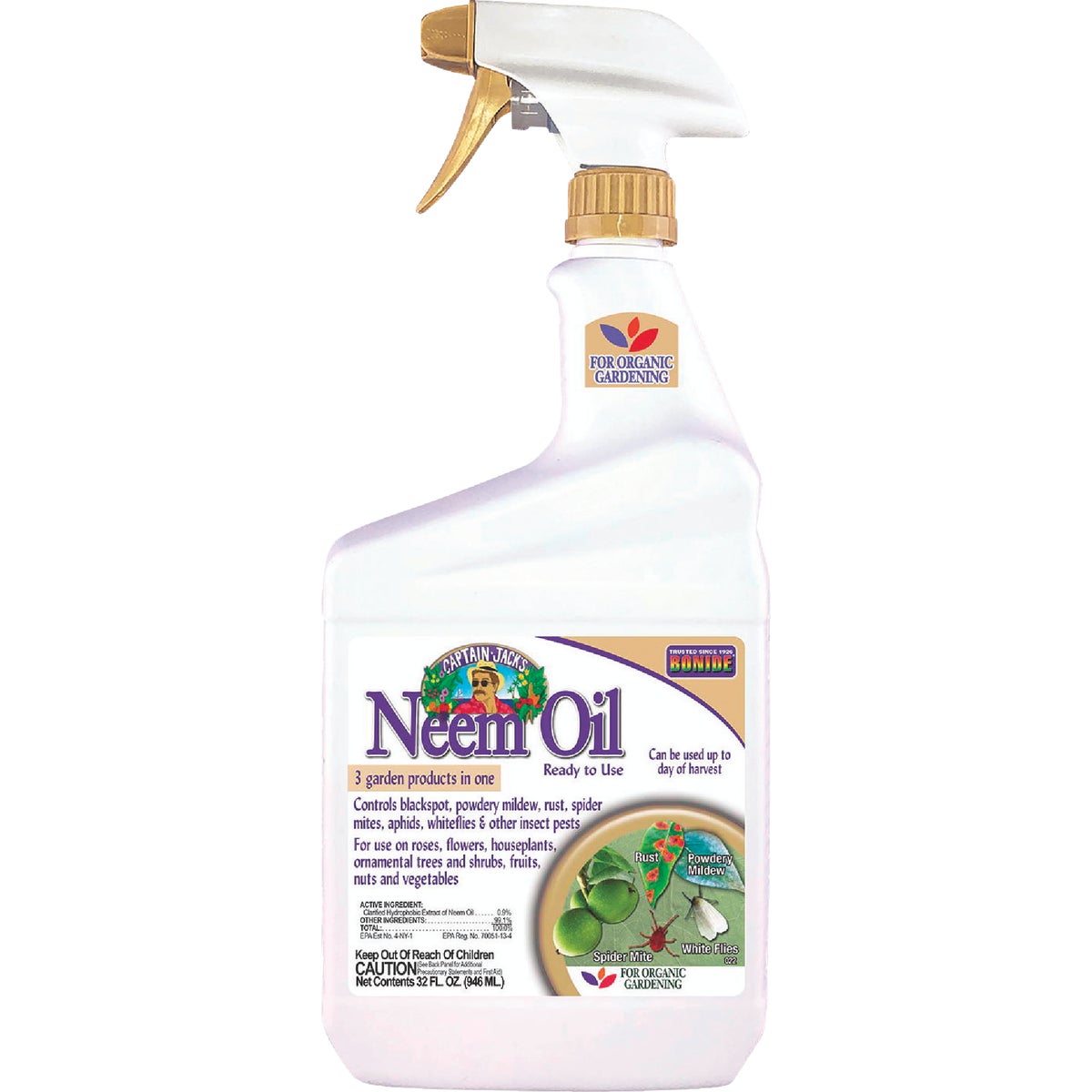 Bonide Captain Jack's 1 Qt. Ready To Use Trigger Spray Neem Oil Insect Killer