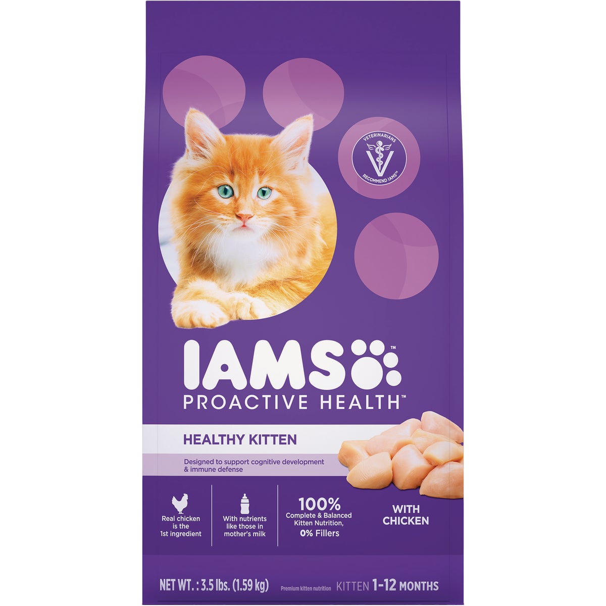 Iam Proactive Health 3.5 Lb. Chicken Flavor Dry Kitten Food