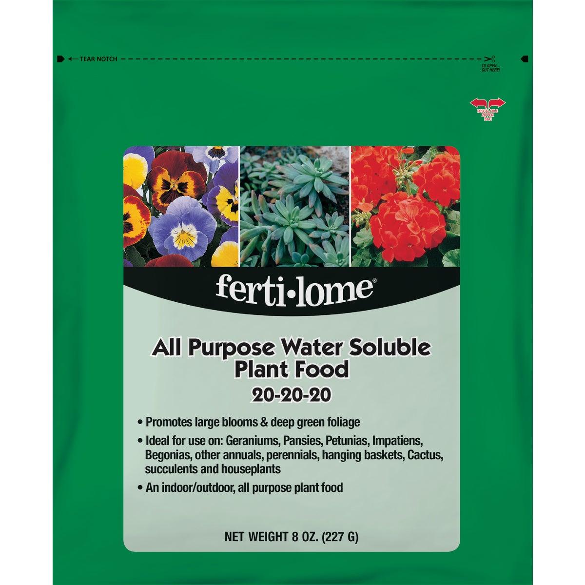 Ferti-lome 8 Oz. 20-20-20 All Purpose Dry Plant Food