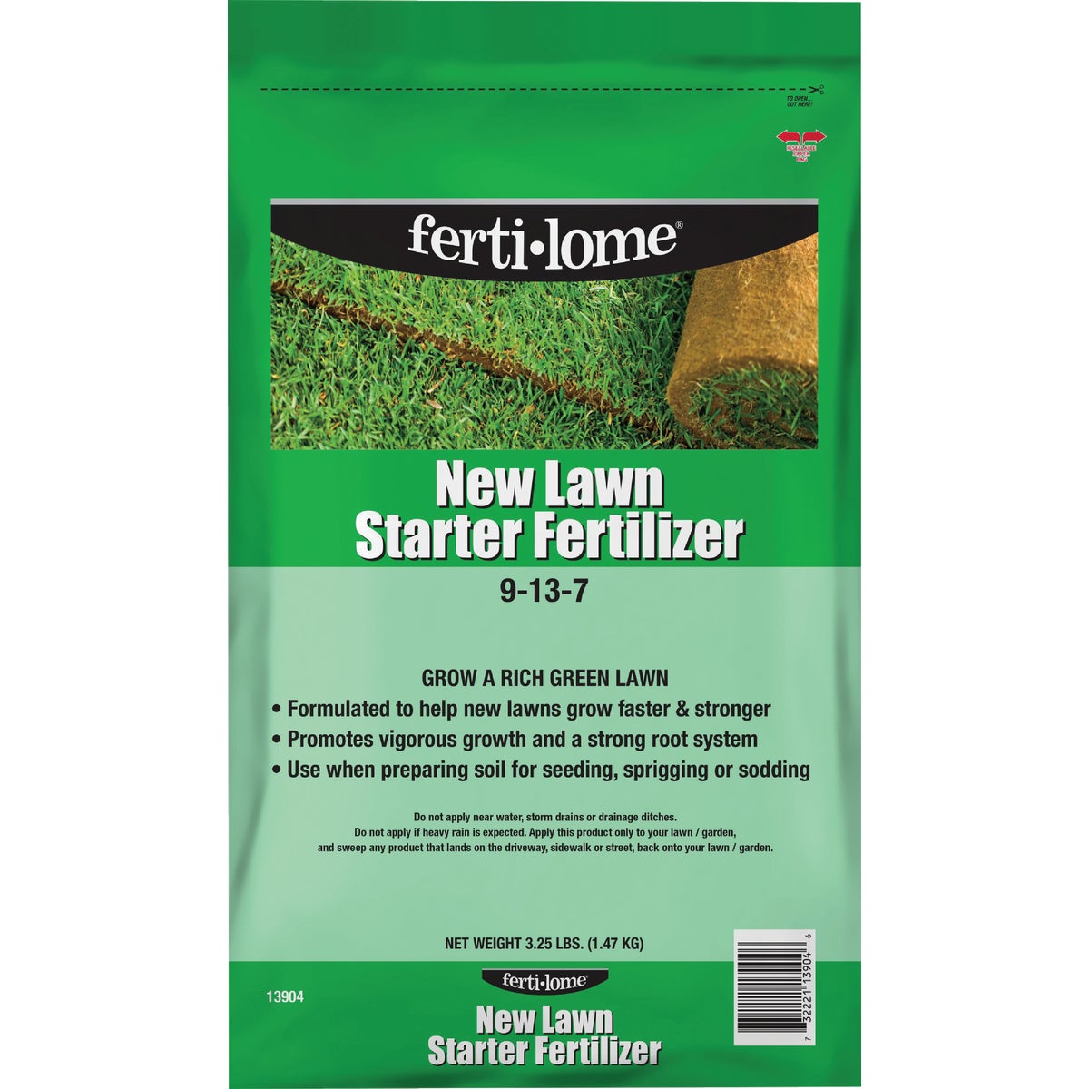 Ferti-lome 4 Lb. 1000 Sq. Ft. 9-13-7 New Lawn Starter Fertilizer